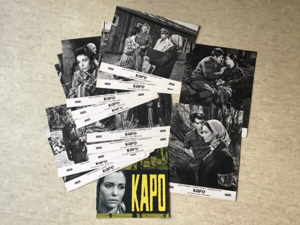 Jeu de photos d'exploitation originales de cinéma Kapo