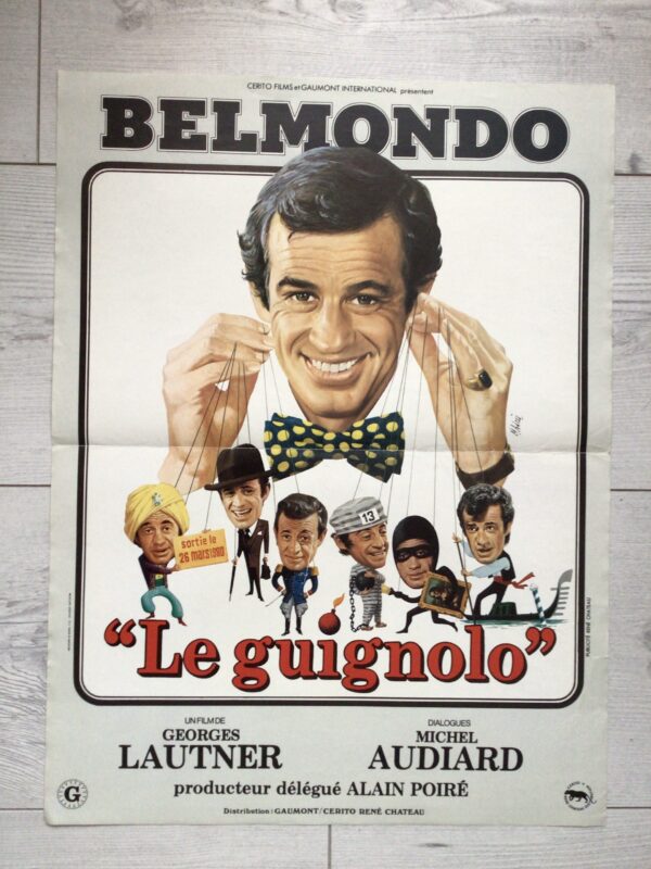 Affiche originale de cinéma Le guignolo