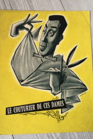 Dossier de presse original de cinéma Le couturier de ces dames