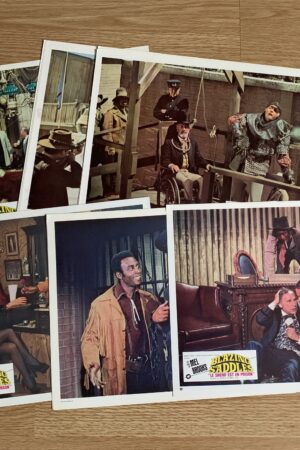 Jeu de photos d'exploitation originales de cinéma Blazing Saddles
