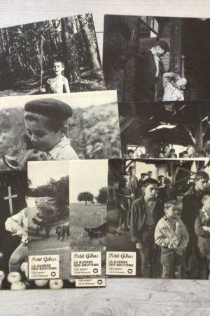 Jeu de photos d'exploitation originales de cinéma La guerre des boutons