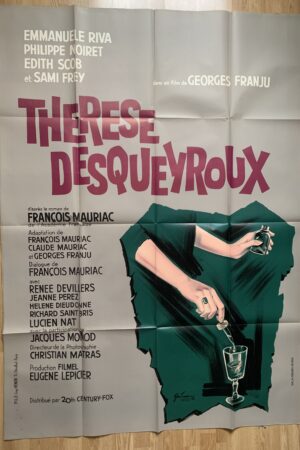 Affiche originale de cinéma Thérèse Desqueyroux