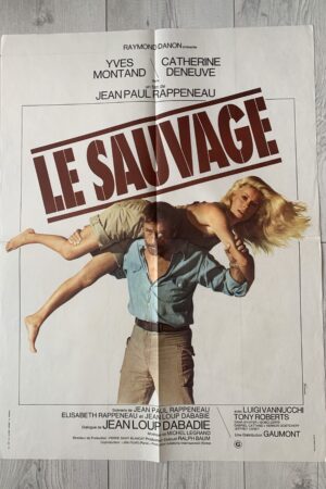 Affiche originale de cinéma Le sauvage