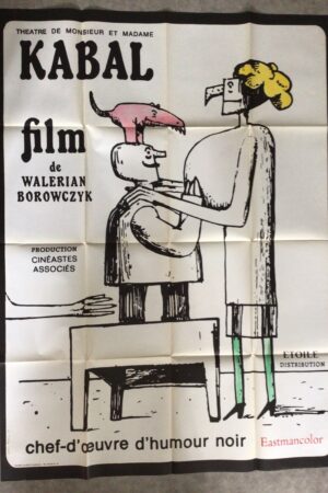 Affiche originale de cinéma Le théatre de Monsieur et Madame Kabal