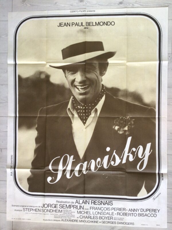 Affiche originale de cinéma Stavisky