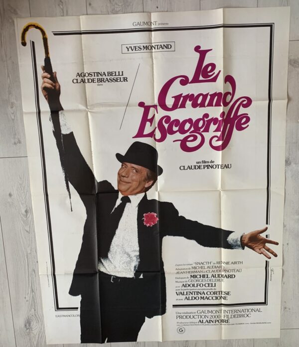 Affiche originale de cinéma Le grand escogriffe