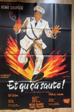 Affiche originale de cinéma Et qu’ça saute