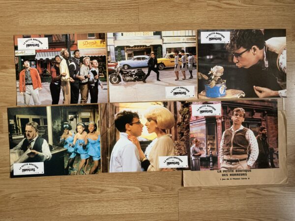 Jeu de photos d'exploitation originales de cinéma La petite boutique des horreurs