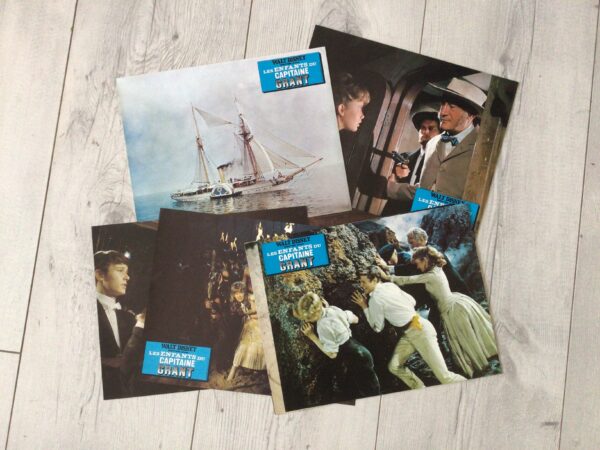 Jeu de photos d'exploitation originales de cinéma Les enfants du capitaine Grant