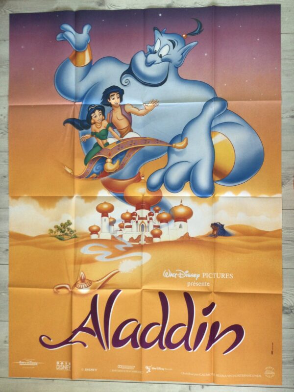 Affiche originale de cinéma Aladdin
