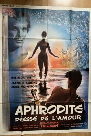 Affiche originale de cinéma Aphrodite déesse de l'amour