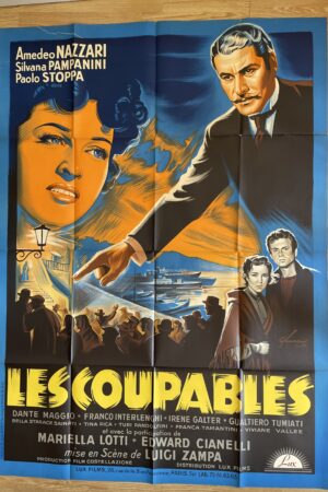 Affiche originale de cinéma Les coupables