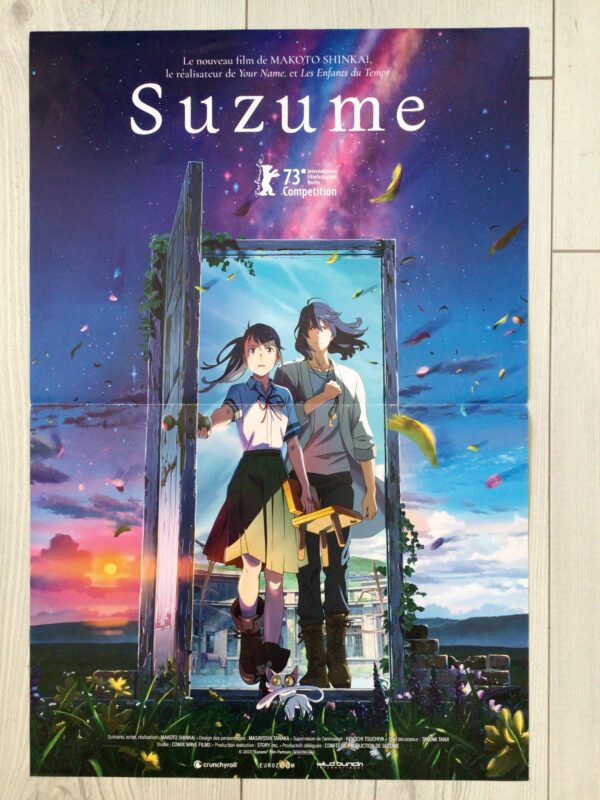 Affiche originale de cinéma Suzume