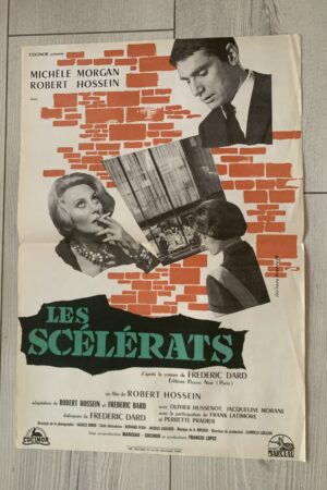 Affiche originale de cinéma Les Scélérats