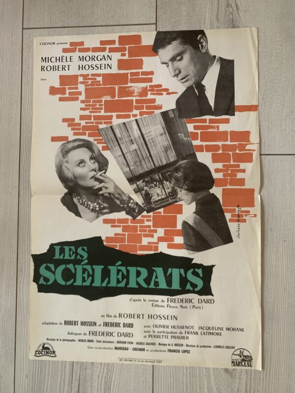 Affiche originale de cinéma Les Scélérats