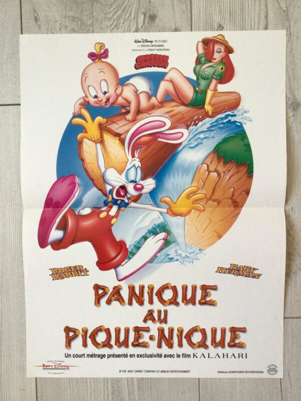Affiche originale de cinéma Panique au pique-nique