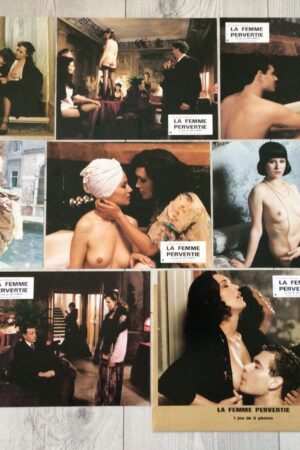 Jeu de photos d'exploitation originales de cinéma La femme pervertie