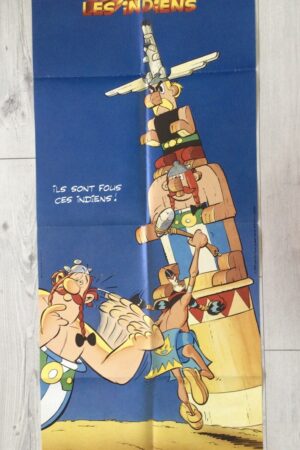 Affiche originale de cinéma Astérix et les Indiens