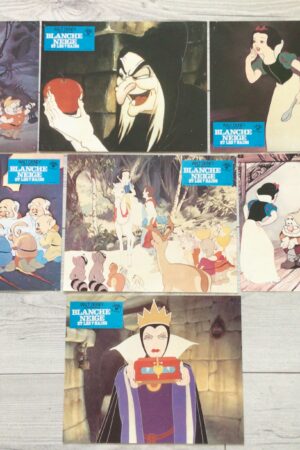 Jeu de photos d'exploitation originales de cinéma Blanche neige