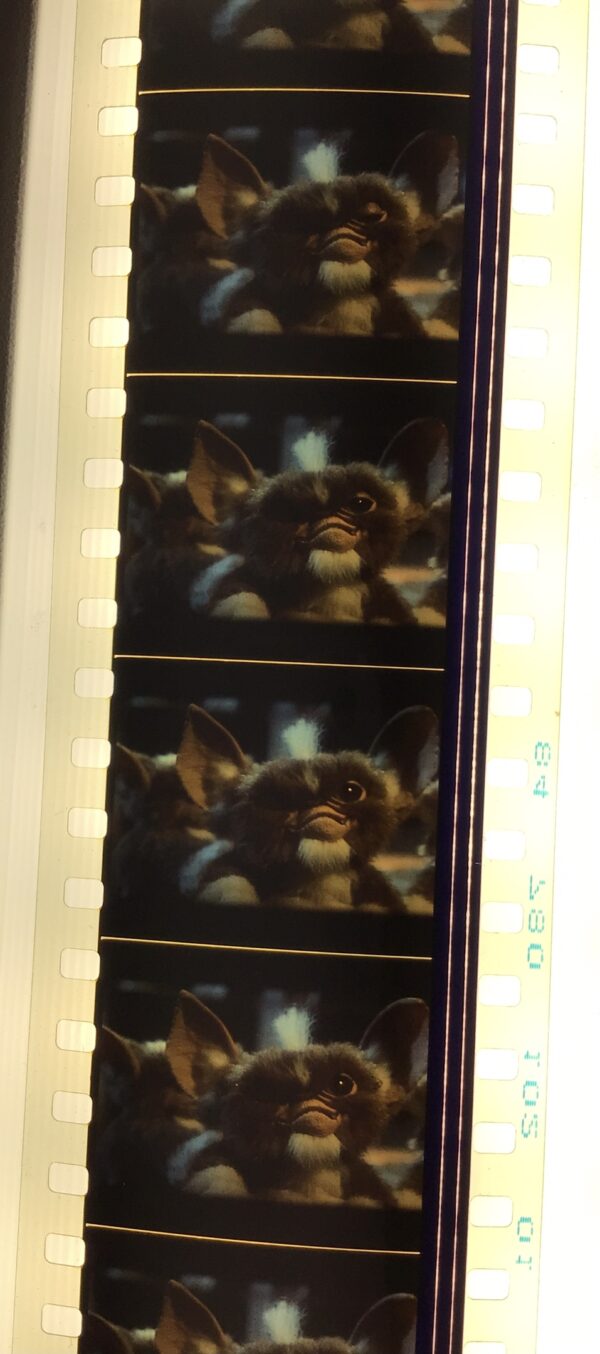 Morceau de pellicule 35mm du film Les Gremlins