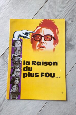 Dossier de presse original de cinéma La raison du plus fou #1