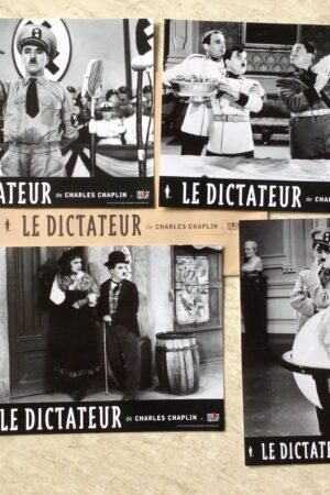 Jeu de photos d'exploitation originales de cinéma Le dictateur