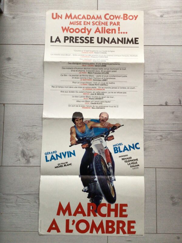 Affiche originale de cinéma Marche à l'ombre