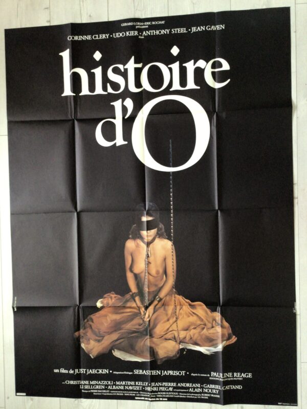 Affiche originale de cinéma Histoire d'O