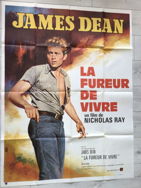 Affiche originale de cinéma La fureur de vivre