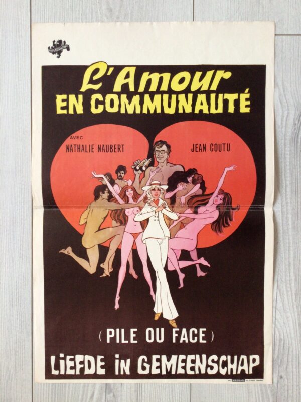 Affiche originale de cinéma L'amour en communauté