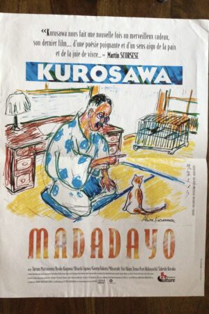 Affiche originale de cinéma Madadayo