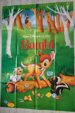 Affiche originale de cinéma Bambi