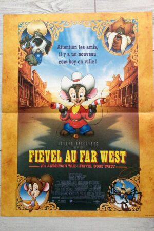 Affiche originale de cinéma Fievel au Far west