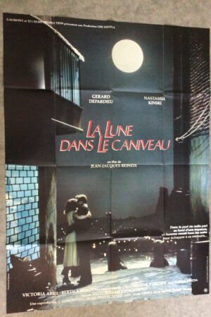 Affiche originale de cinéma La lune dans le caniveau