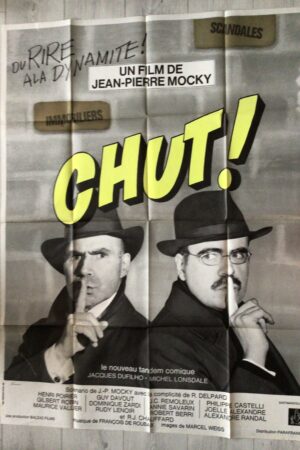 Affiche originale de cinéma Chut