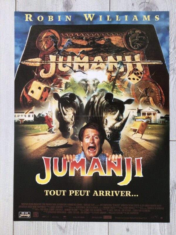 Affiche originale de cinéma Jumanji