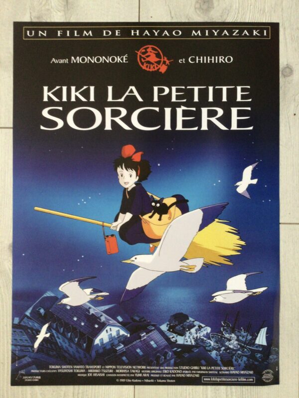 Affiche originale de cinéma Kiki la petite sorcière