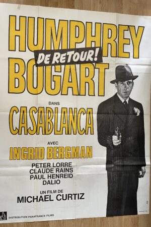 Affiche originale de cinéma Casablanca