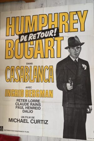Affiche originale de cinéma Casablanca