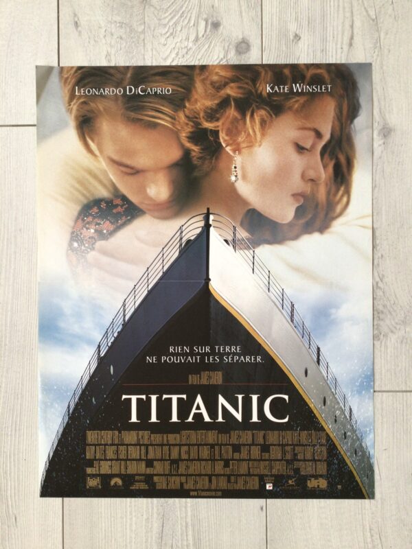 Affiche originale de cinéma Titanic