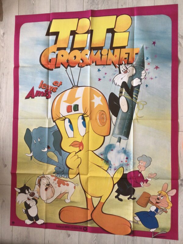 Affiche originale de cinéma Titi et Grosminet