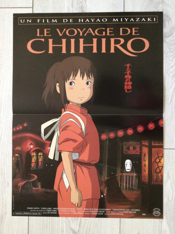 Affiche originale de cinéma Le voyage de Chihiro