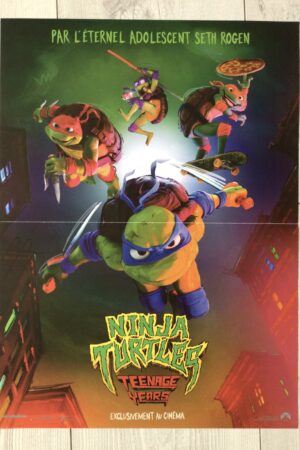 Affiche originale de cinéma Les Tortues Ninja