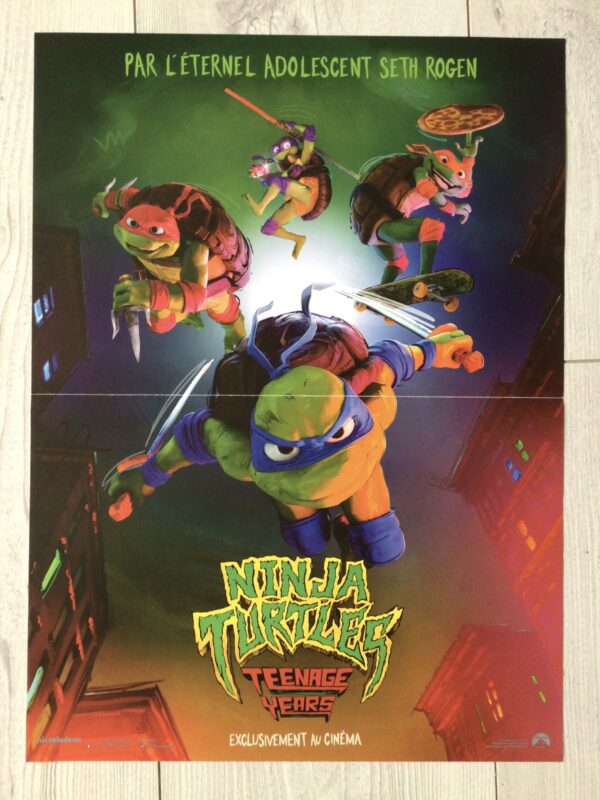 Affiche originale de cinéma Les Tortues Ninja