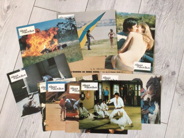 Jeu de photos d'exploitation originales de cinéma L'homme de Hong Kong