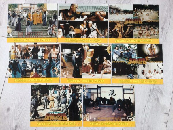 Jeu de photos d'exploitation originales de cinéma Shaolin contre Ninja