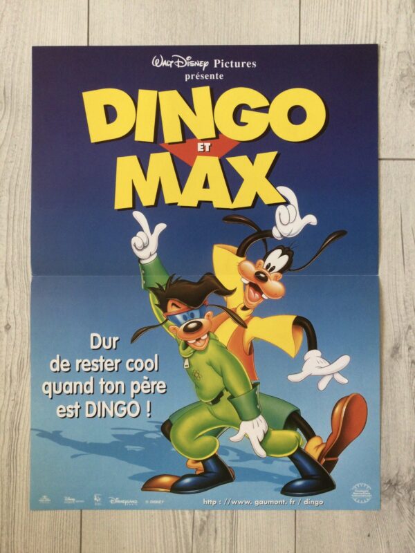 Affiche originale de cinéma Dingo et Max