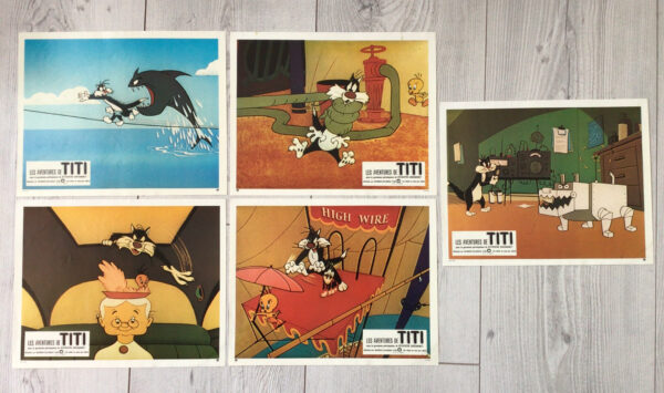 Jeu de photos d'exploitation originales de cinéma Les aventures de Titi