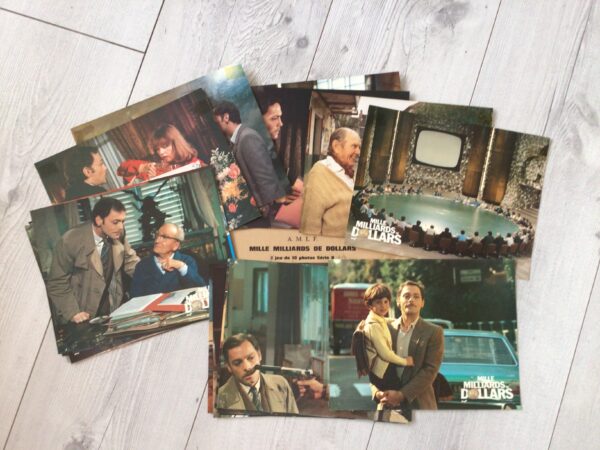 Jeu de photos d'exploitation originales de cinéma Mille milliards de dollars