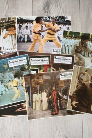 Jeu de photos d'exploitation originales de cinéma Opération dragon